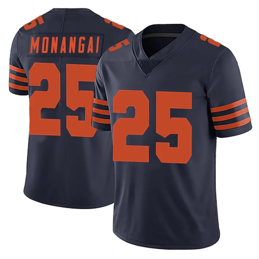 tocy C.Bears #25 Kyle Monangai Player Navy Blue Alternate Vapor Untouchable Limited Stitched Jerseys