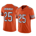 tocy C.Bears #25 Kyle Monangai Player Orange Alternate Vapor Limited Home Game Stitched Jerseys