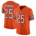 tocy C.Bears #25 Kyle Monangai Player Orange Vapor F.U.S.E. Limited Home Game Stitched Jerseys