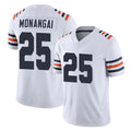 tocy C.Bears #25 Kyle Monangai Player White Classic Vapor Limited Home Game Stitched Jerseys