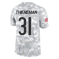 tocy C.Bears #31 Dillon Thieneman Player Arctic Camo Salute to Service Limited Stitched Jerseys