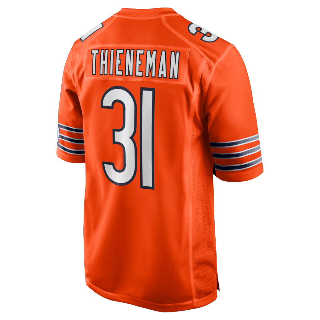 tocy C.Bears #31 Dillon Thieneman Player Orange Home Game Stitched Jerseys