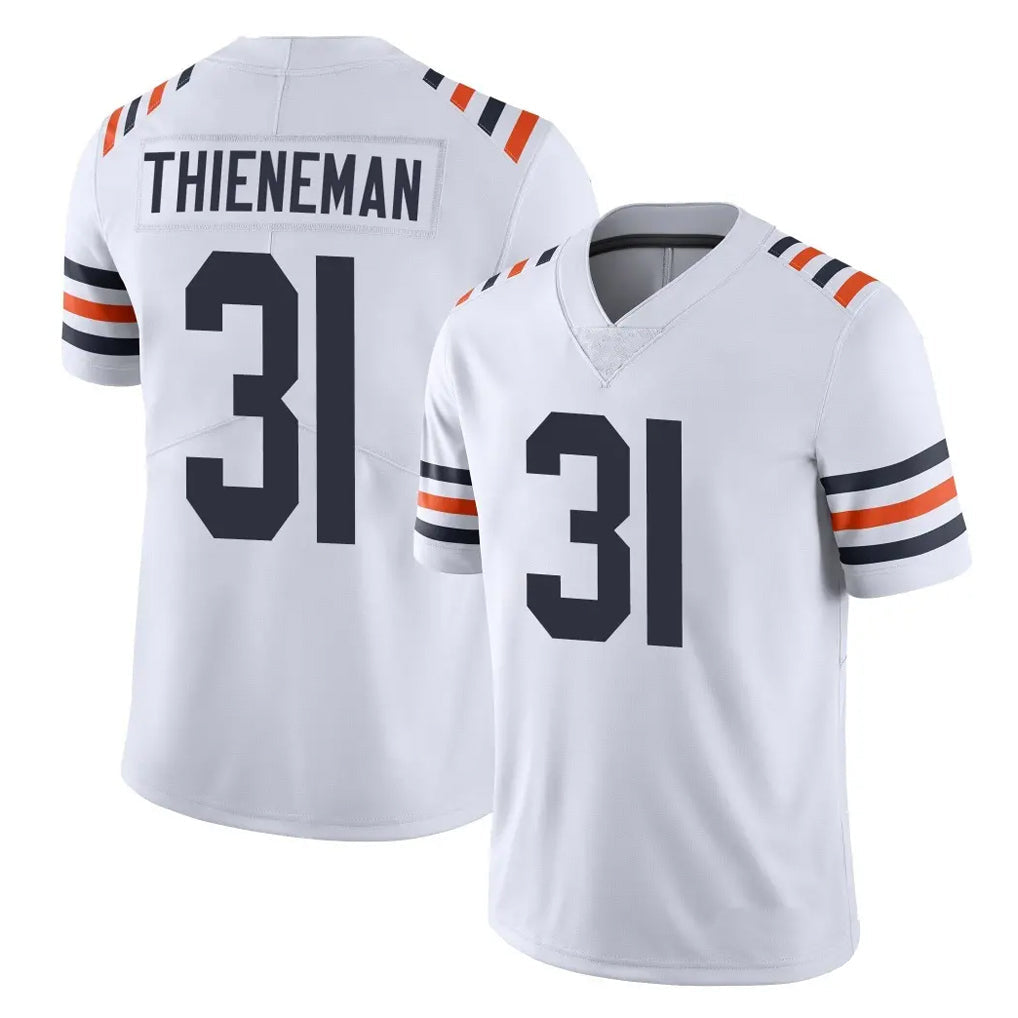 tocy C.Bears #31 Dillon Thieneman Player White Classic Vapor Limited Home Game Stitched Jerseys
