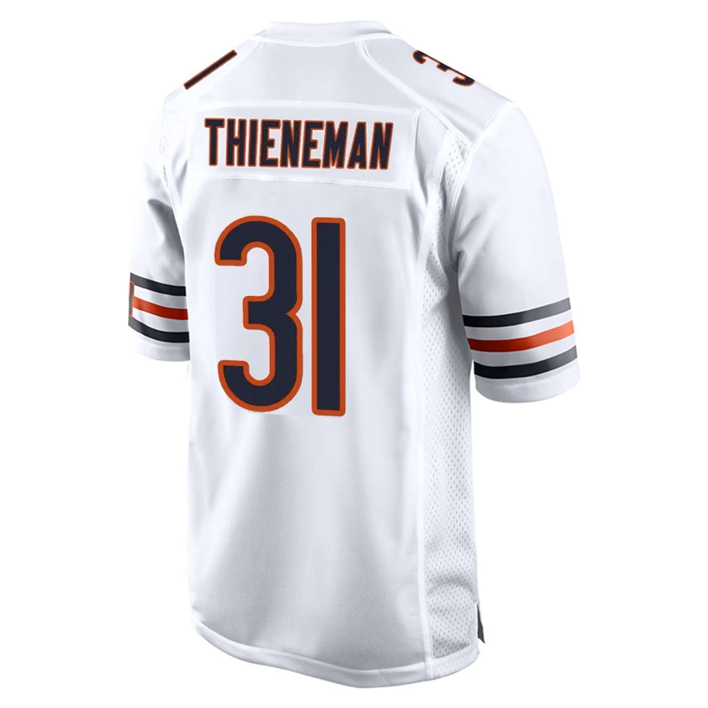 tocy C.Bears #31 Dillon Thieneman Player White Home Game Stitched Jerseys