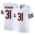 tocy C.Bears #31 Dillon Thieneman Player White Vapor F.U.S.E. Limited Home Game Stitched Jerseys