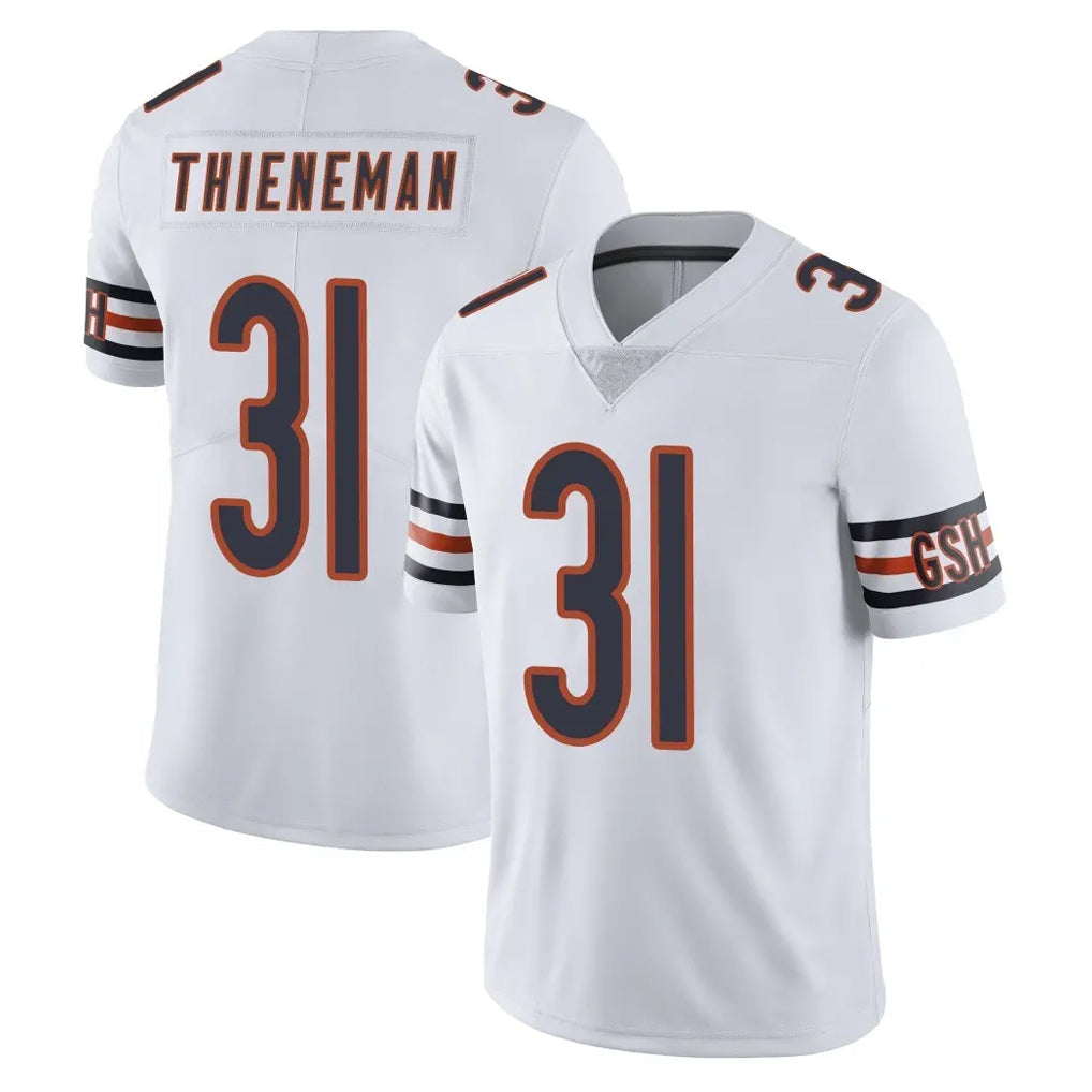 tocy C.Bears #31 Dillon Thieneman Player White Vapor Untouchable Limited Home Game Stitched Jerseys