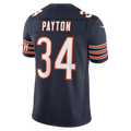 tocy C.Bears #34 Walter Payton Navy Vapor F.U.S.E. Stitched Retired Limited Stitched Jerseys