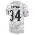 tocy C.Bears #34 Walter Payton Player Arctic Camo Salute to Service Limited Stitched Jerseys