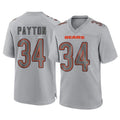tocy C.Bears #34 Walter Payton Player Gray Atmosphere Fashion Game Stitched Jerseys