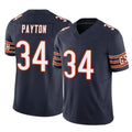 tocy C.Bears #34 Walter Payton Player Navy Vapor F.U.S.E. Limited Home Game Stitched Jerseys