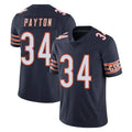 tocy C.Bears #34 Walter Payton Player Navy Vapor Untouchable Limited Home Game Stitched Jerseys