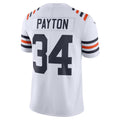 tocy C.Bears #34 Walter Payton Player White Alternate Classic Limited Game Stitched Jerseys