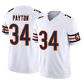 tocy C.Bears #34 Walter Payton Player White Vapor F.U.S.E. Limited Home Game Stitched Jerseys
