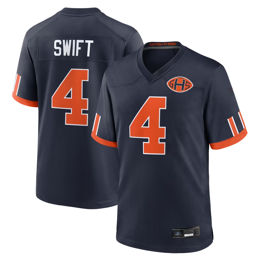 Tocy C.Bears #4 D'Andre Swift Navy 2026 Rivalries Collection Game Stitched Jerseys