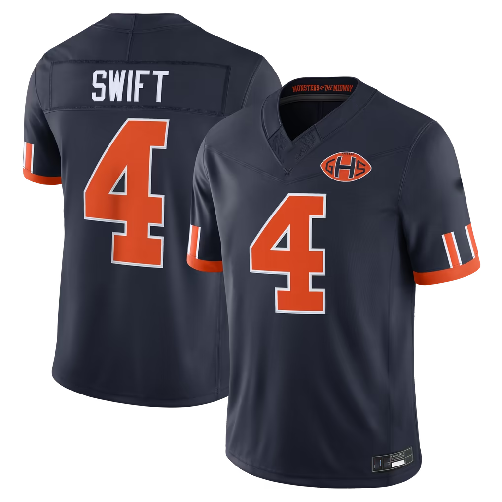 Tocy C.Bears #4 D'Andre Swift Navy 2026 Rivalries Collection Limited Stitched Jerseys