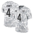 tocy C.Bears #4 D'Andre Swift Player Arctic Camo Salute to Service Limited Stitched Jerseys