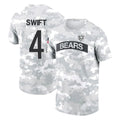 tocy C.Bears #4 D'Andre Swift Player Arctic Camo Salute to Service Performance T-Shirt Limited Stitched Jerseys