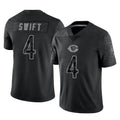 tocy C.Bears #4 D'Andre Swift Player Black REFLECTIVE Limited Game Stitched Jerseys