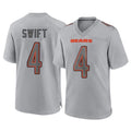 tocy C.Bears #4 D'Andre Swift Player Gray Atmosphere Fashion Game Stitched Jerseys