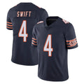 tocy C.Bears #4 D'Andre Swift Player Navy Vapor Untouchable Limited Home Game Stitched Jerseys