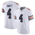 tocy C.Bears #4 D'Andre Swift Player White Classic Vapor Limited Home Game Stitched Jerseys