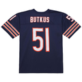tocy C.Bears #51 Dick Butkus Mitchell & Ness Navy Legacy Replica Stitched Puhic Jersey