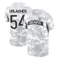 tocy C.Bears #54 Brian Urlacher Player Arctic Camo Salute to Service Performance T-Shirt Limited Stitched Jerseys