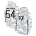 tocy C.Bears #54 Brian Urlacher Player Arctic Camo Salute to Service Pullover Hoodies Limited Stitched Jerseys