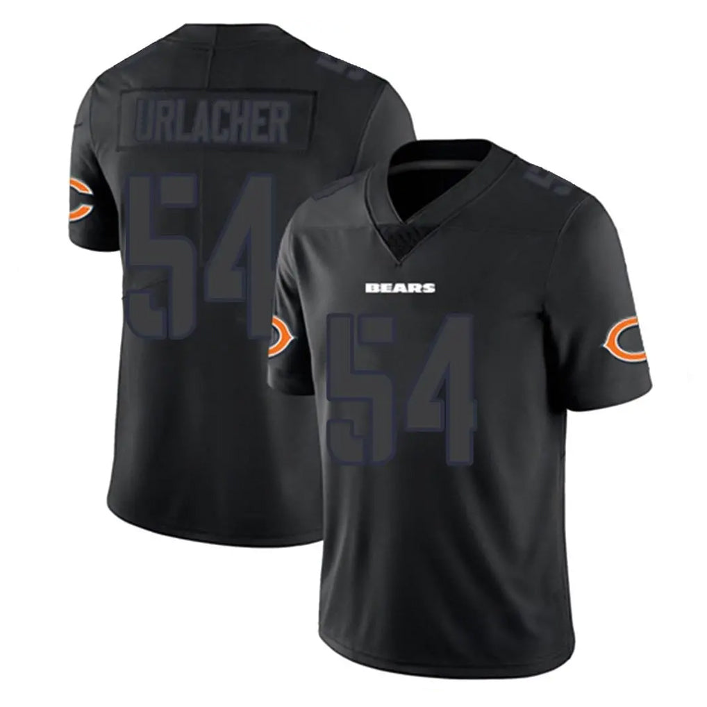 tocy C.Bears #54 Brian Urlacher Player Black Impact Limited Game Stitched Jerseys