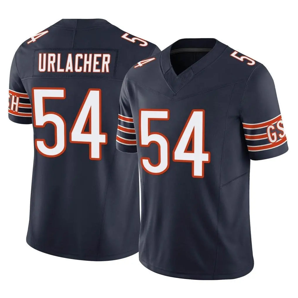 tocy C.Bears #54 Brian Urlacher Player Navy Vapor F.U.S.E. Limited Home Game Stitched Jerseys