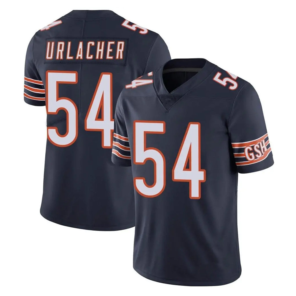 tocy C.Bears #54 Brian Urlacher Player Navy Vapor Untouchable Limited Home Game Stitched Jerseys
