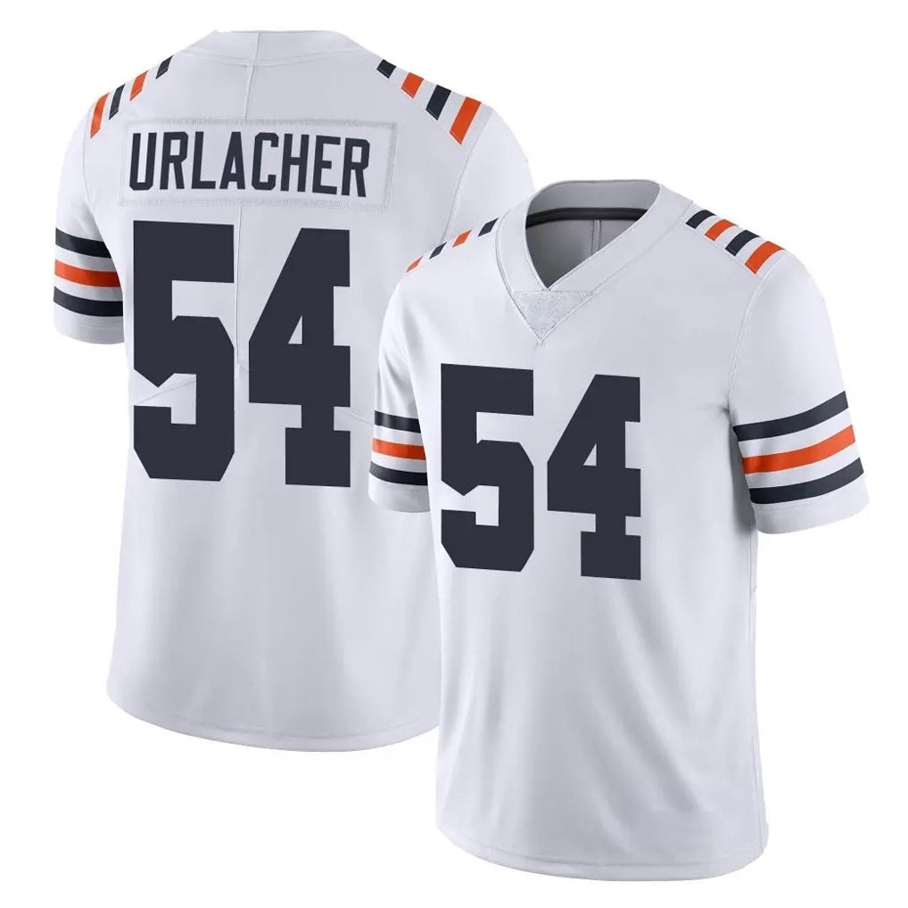 tocy C.Bears #54 Brian Urlacher Player White Classic Vapor Limited Home Game Stitched Jerseys