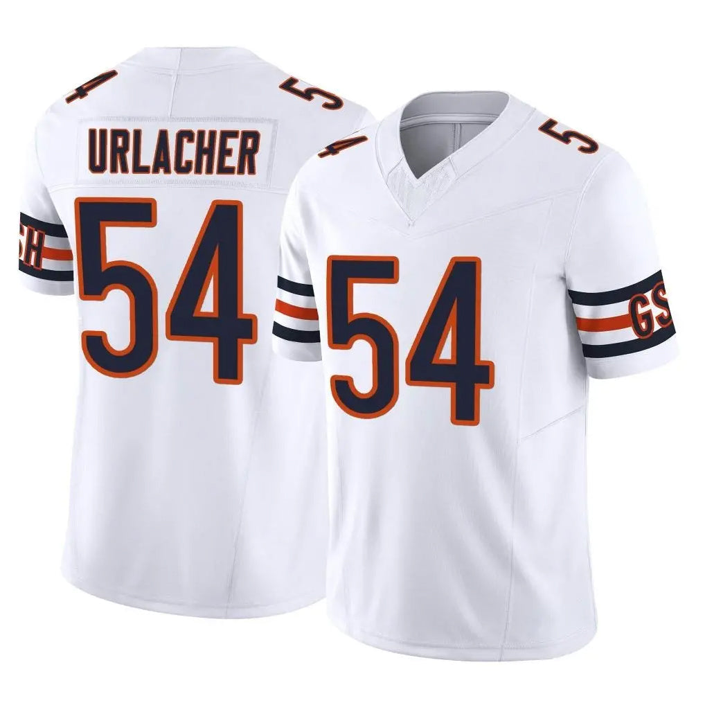 tocy C.Bears #54 Brian Urlacher Player White Vapor F.U.S.E. Limited Home Game Stitched Jerseys