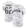 tocy C.Bears #62 Joe Thuney Player Arctic Camo Salute to Service Performance T-Shirt Limited Stitched Jerseys