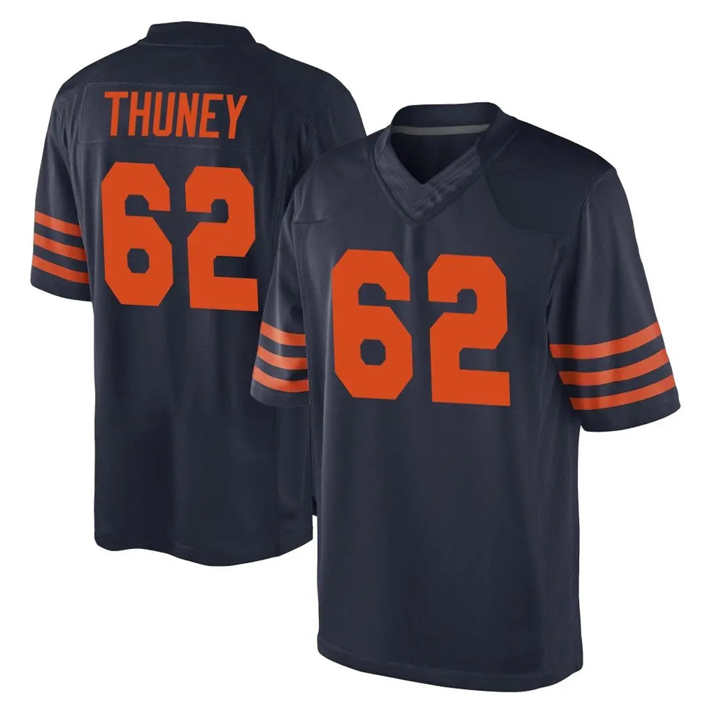 tocy C.Bears #62 Joe Thuney Player Navy Blue Alternate Game Stitched Jerseys