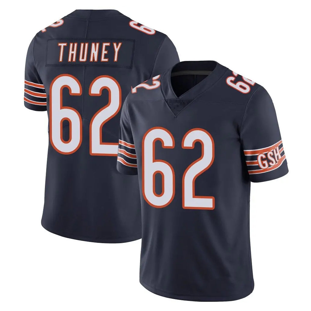tocy C.Bears #62 Joe Thuney Player Navy Vapor Untouchable Limited Home Game Stitched Jerseys