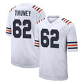 tocy C.Bears #62 Joe Thuney Player White Classic Home Game Stitched Jerseys