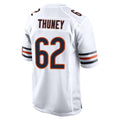 tocy C.Bears #62 Joe Thuney Player White Home Game Stitched Jerseys