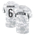 tocy C.Bears #6 Kyler Gordon Player Arctic Camo Salute to Service Performance T-Shirt Limited Stitched Jerseys