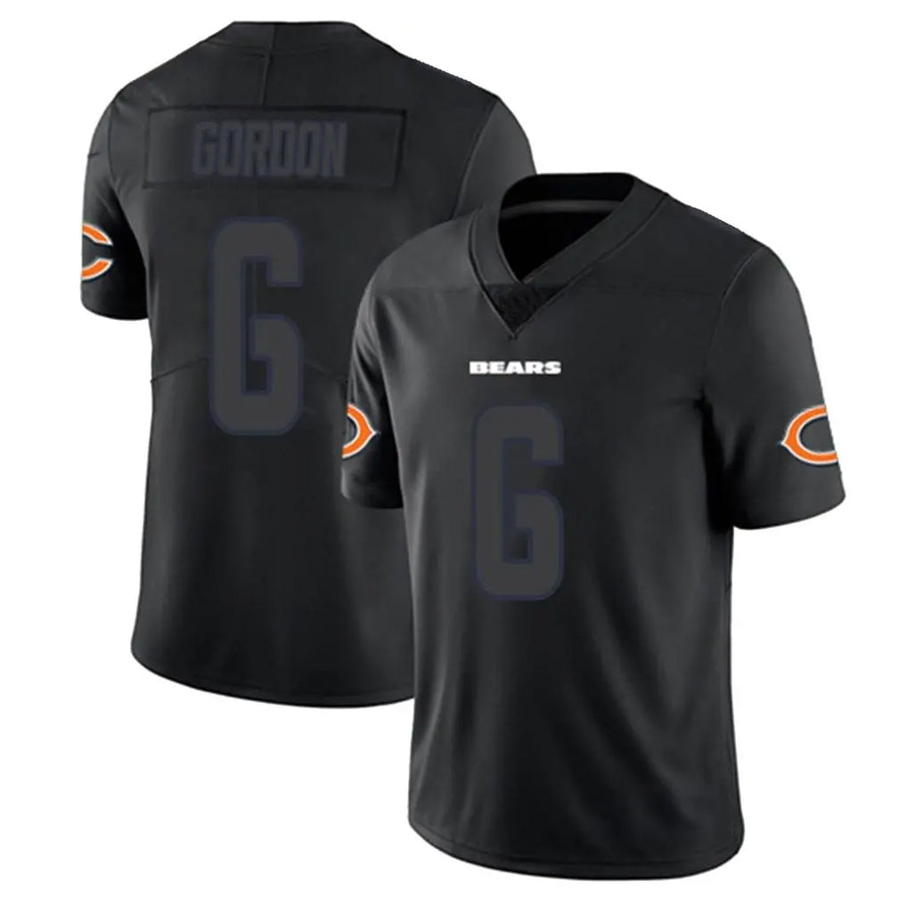 tocy C.Bears #6 Kyler Gordon Player Black Impact Limited Game Stitched Jerseys