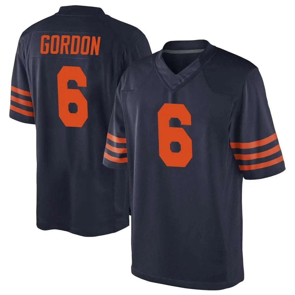 tocy C.Bears #6 Kyler Gordon Player Navy Blue Alternate Game Stitched Jerseys