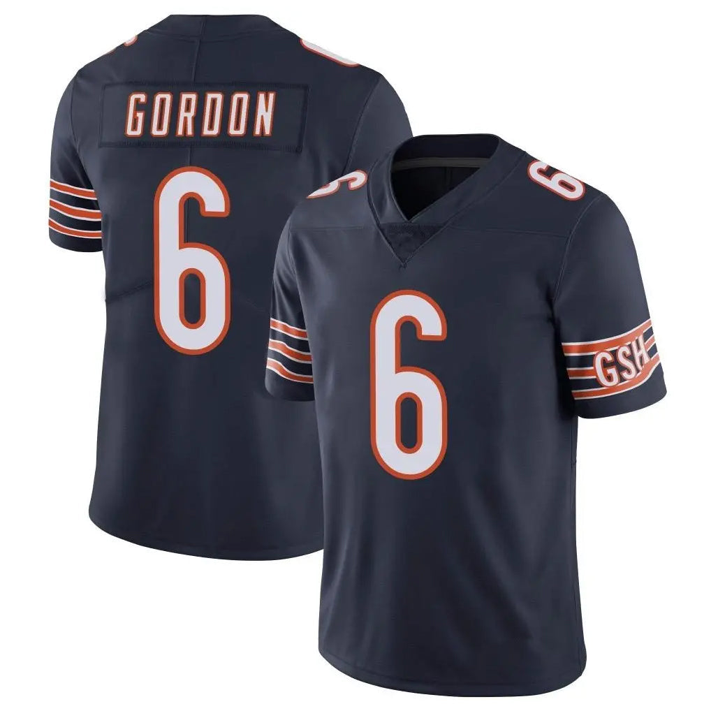 tocy C.Bears #6 Kyler Gordon Player Navy Vapor Untouchable Limited Home Game Stitched Jerseys