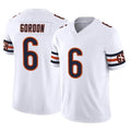 tocy C.Bears #6 Kyler Gordon Player White Vapor F.U.S.E. Limited Home Game Stitched Jerseys