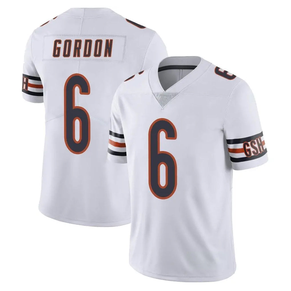 tocy C.Bears #6 Kyler Gordon Player White Vapor Untouchable Limited Home Game Stitched Jerseys