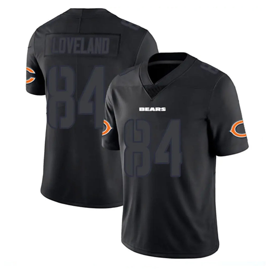 tocy C.Bears #84 Colston Loveland Player Black Impact Limited Game Stitched Jerseys