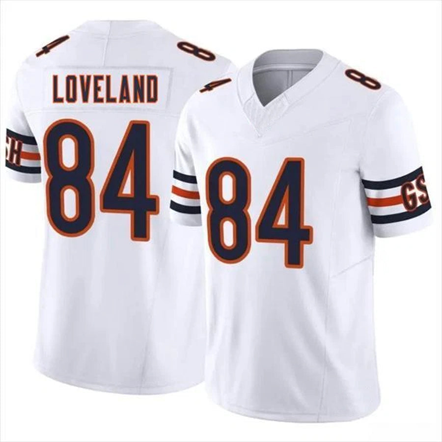 tocy C.Bears #84 Colston Loveland Player F.U.S.E. Limited White Game  Stitched Jerseys