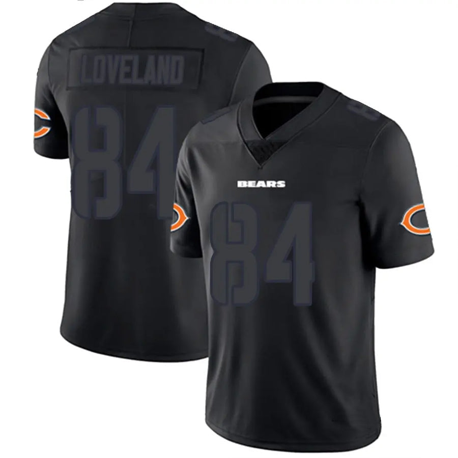 tocy C.Bears #84 Colston Loveland Player Limited Black Impact Stitched Jerseys