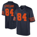 tocy C.Bears #84 Colston Loveland Player Navy Blue Alternate Game Stitched Jerseys