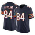 tocy C.Bears #84 Colston Loveland Player Navy Vapor F.U.S.E. Limited Home Game Stitched Jerseys