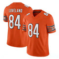 tocy C.Bears #84 Colston Loveland Player Orange Vapor F.U.S.E. Limited Home Game Stitched Jerseys
